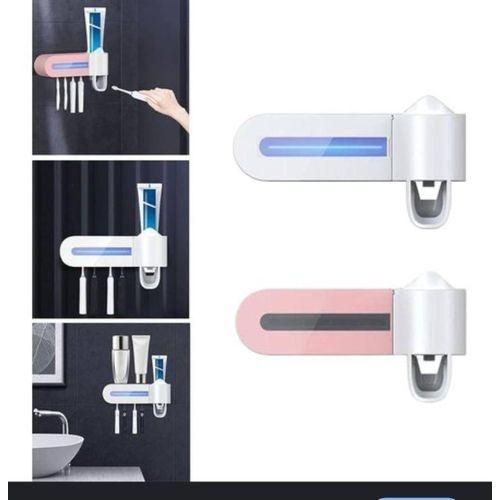 Toothbrush sterilizer wall mounted with 4 toothbrush spaces