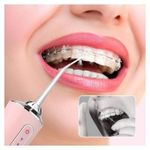 Portable Oral Irrigator Water Flosser – USB Rechargeable, Single Nozzle, Cordless & Wireless Jet for Teeth Whitening and Mouth Wash