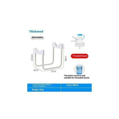 Universal Water Bottle Holder with Dispenser – Fits 5L to 20L Bottles, Compact Countertop Stand for Easy Water Access