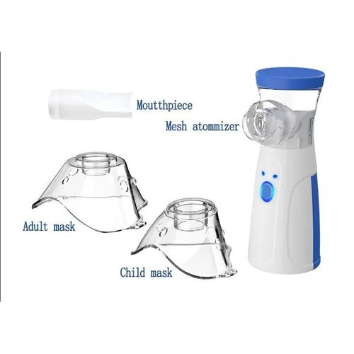 Portable Handheld Mesh Nebulizer for Kids & Adults – Mini Silent Breathing Machine