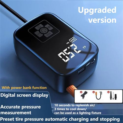 Wireless Car Air Compressor Electric Tire Inflator Pump for Motorcycle Bicycle Boat AUTO Tyre Balls