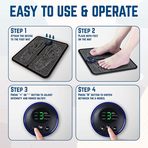 EMS Foot Massager for Electrical Muscle Stimulation