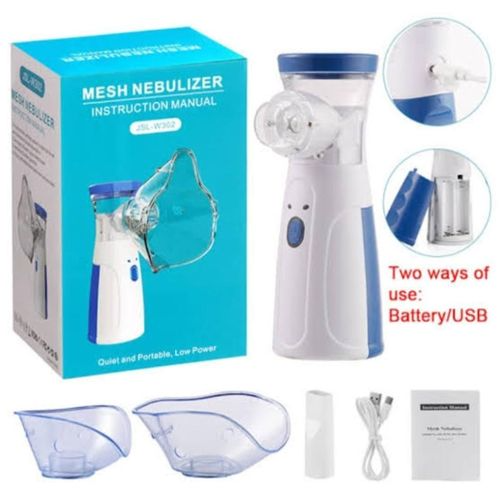 Portable Handheld Mesh Nebulizer for Kids & Adults – Mini Silent Breathing Machine