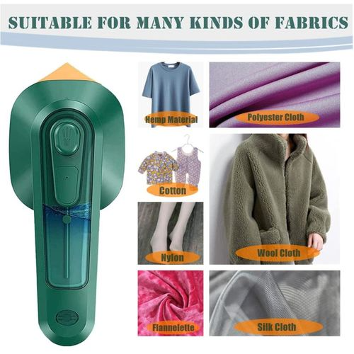 Travel Iron Mini, Portable Steam Iron for Clothes, Professional Micro Steam Irons Travel Mini Iron 180°Rotatable Handheld Steam Iron for Home