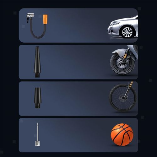 Wireless Car Air Compressor Electric Tire Inflator Pump for Motorcycle Bicycle Boat AUTO Tyre Balls
