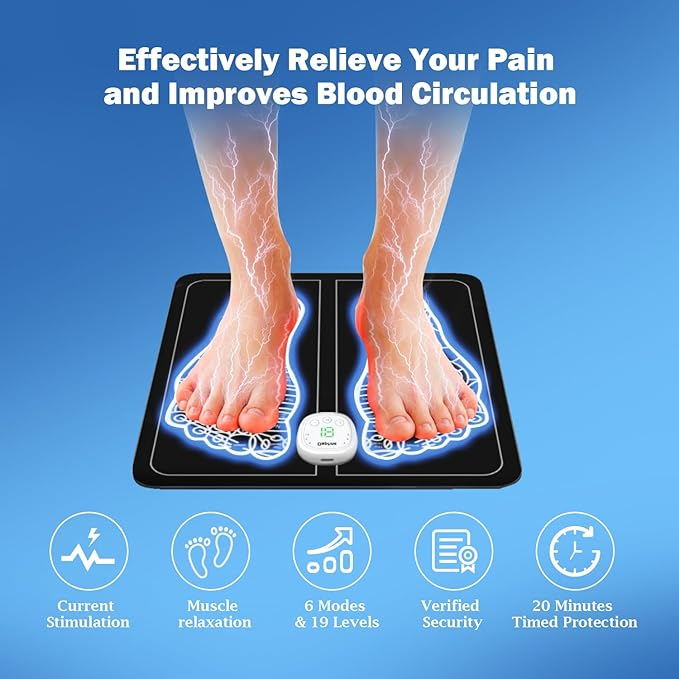 EMS Foot Massager for Electrical Muscle Stimulation