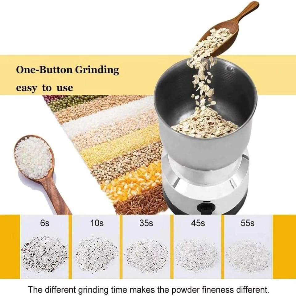 Stainless Electric Coffee and Spices Grinder