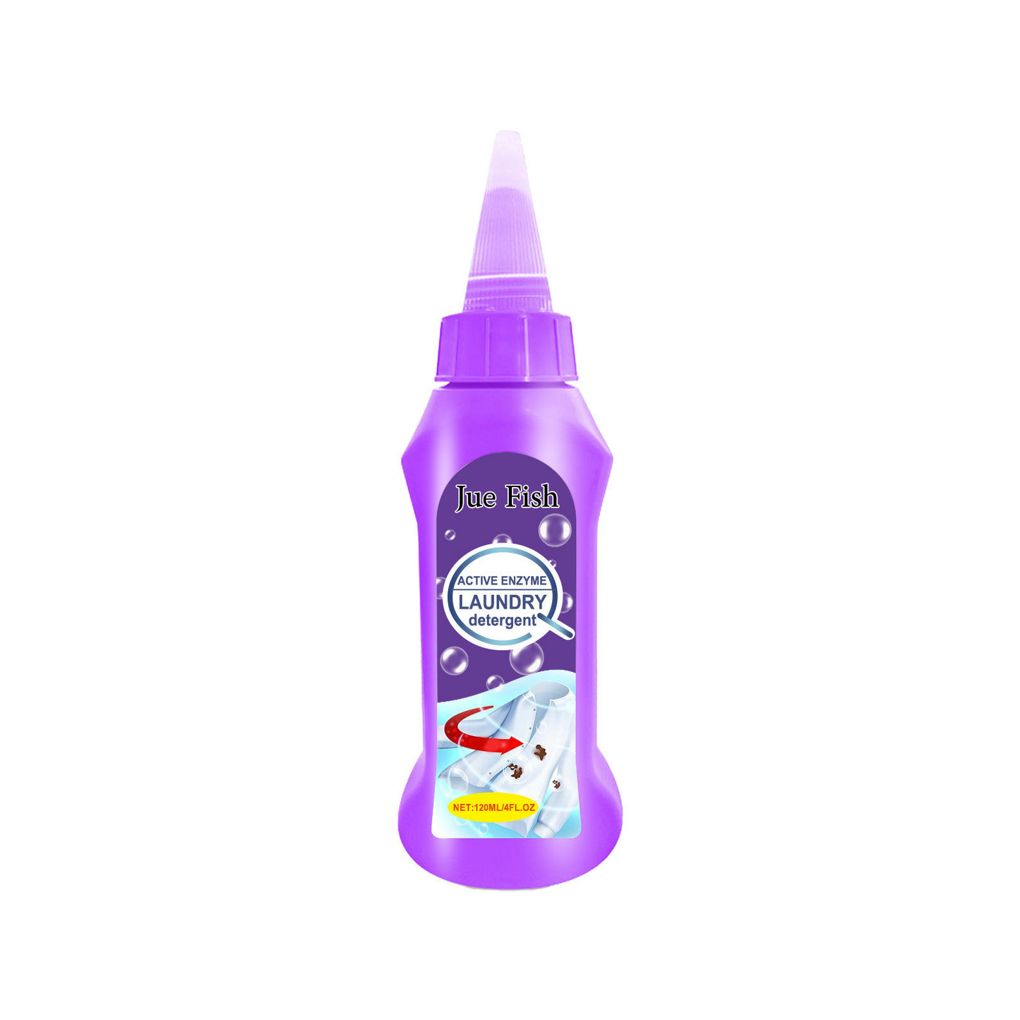 Active Enzyme Laundry Stain Remover - New Enzyme Cleaner Clothing Stain Remover, Natural Non Toxic Widely Applicable for Enzyme Carpet Fabric Hats Pet Oil Red Wine Ink Armpit Stain Remover (1PC)
