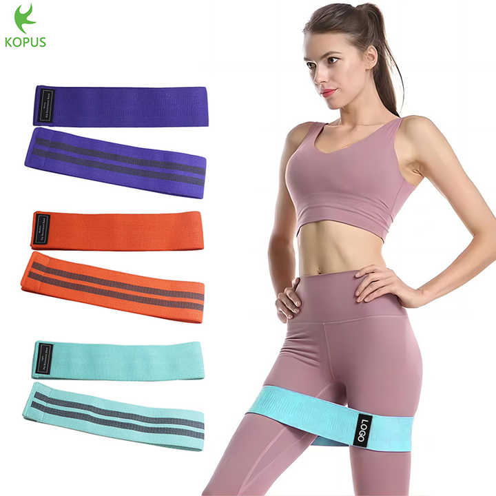 Resistance Bands Thick Booty Hip Exercise Bands Set - 3pcs