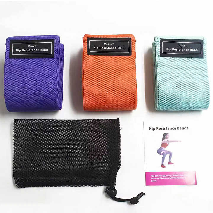 Resistance Bands Thick Booty Hip Exercise Bands Set - 3pcs