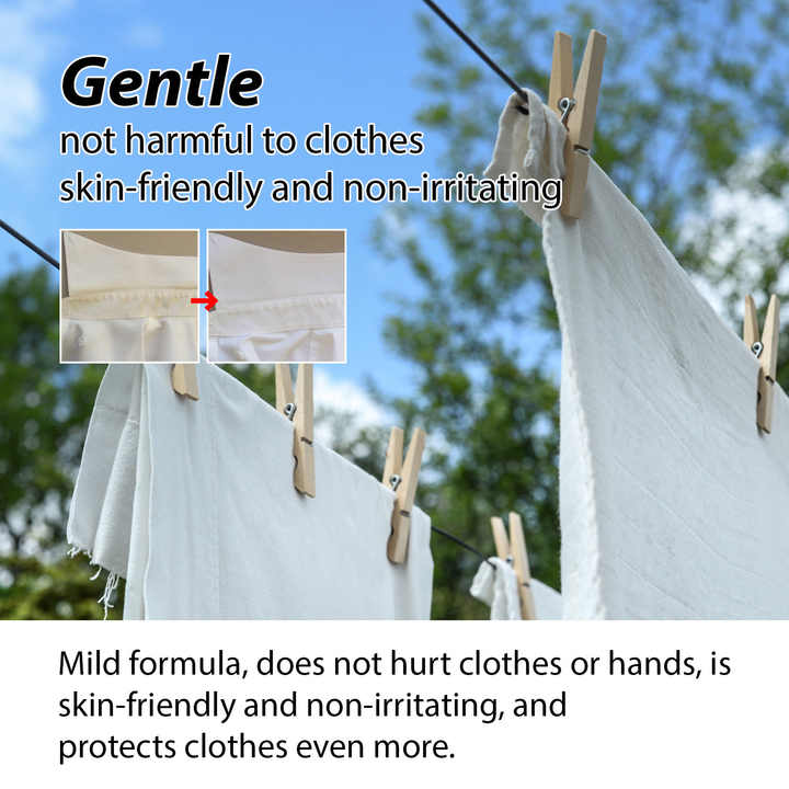 Active Enzyme Laundry Stain Remover - New Enzyme Cleaner Clothing Stain Remover, Natural Non Toxic Widely Applicable for Enzyme Carpet Fabric Hats Pet Oil Red Wine Ink Armpit Stain Remover (1PC)