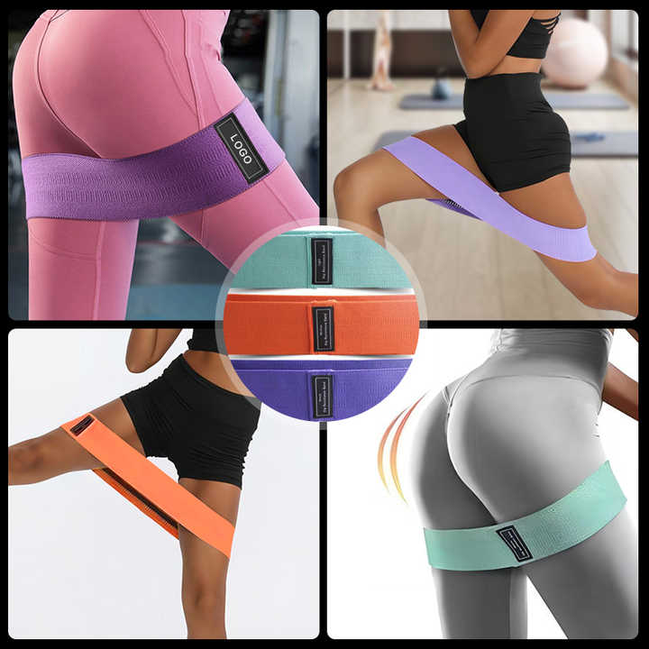 Resistance Bands Thick Booty Hip Exercise Bands Set - 3pcs