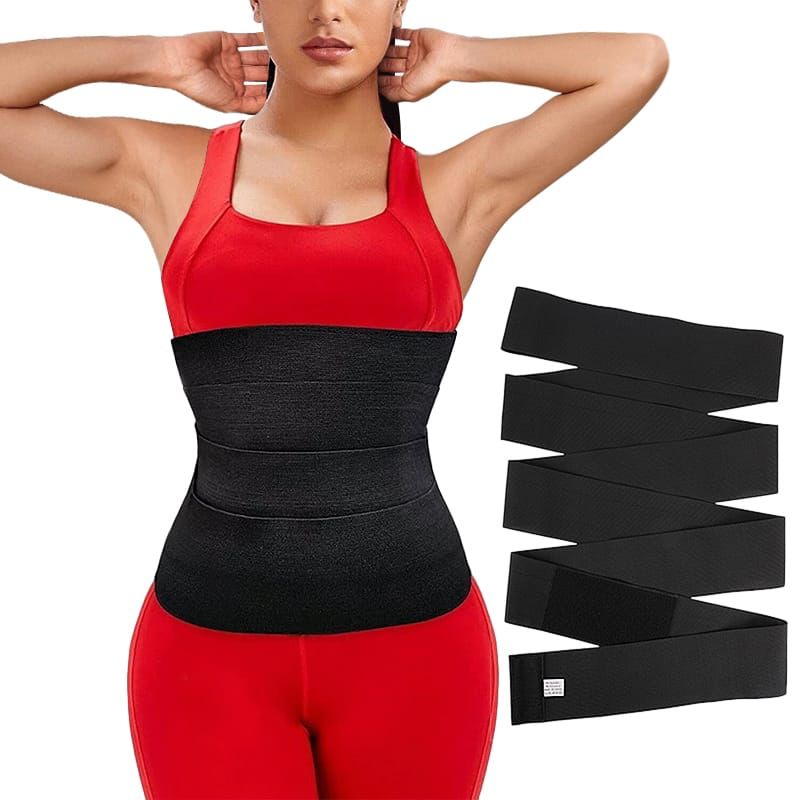 Slimming Tummy Wrap Waist Trainer – Adjustable Compression for Shaping & Support