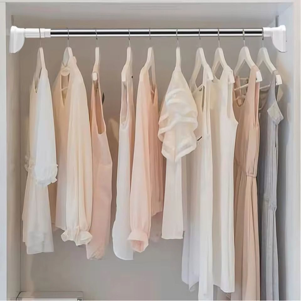 Multipurpose Extendable Telescopic Rod – Adjustable Shower Curtain, Closet, and Hanging Rod