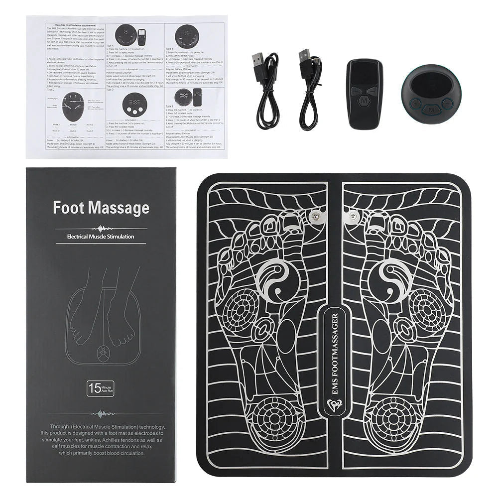 EMS Foot Massager for Electrical Muscle Stimulation