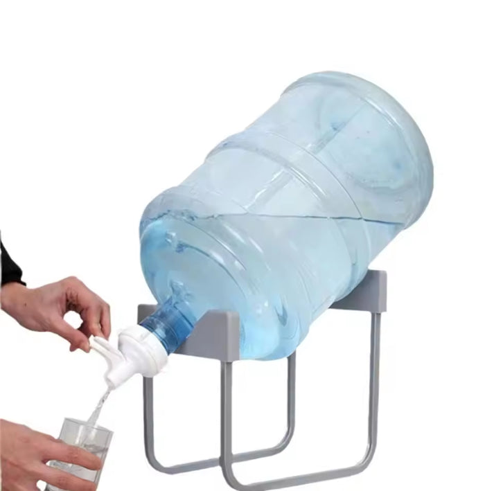 Universal Water Bottle Holder with Dispenser – Fits 5L to 20L Bottles, Compact Countertop Stand for Easy Water Access