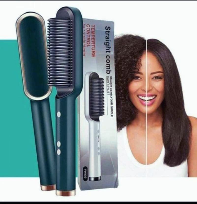Professional 2-in-1 Hair Straightener & Curler – Fast Heating, Adjustable Temperature (130-200°C), Non-Stick for All Hair Types