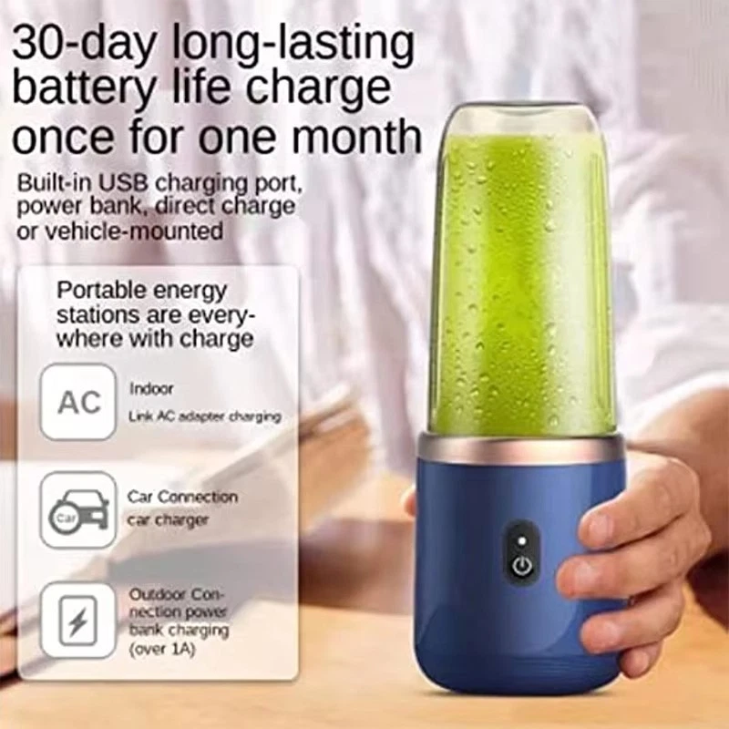 Wireless Portable Electric High-efficiency Juicer