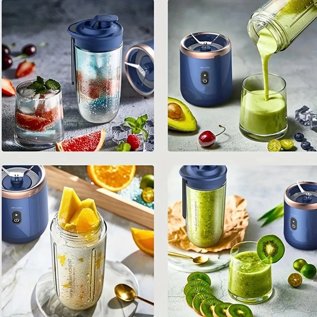 Wireless Portable Electric High-efficiency Juicer