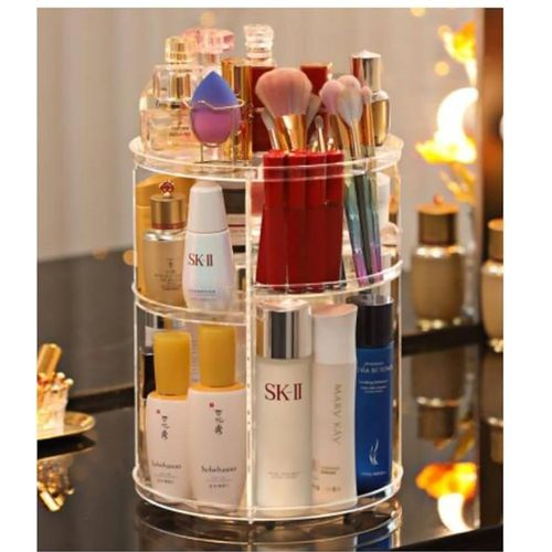 360 Degree Rotating Acrylic MakeUp Organizer/Cosmetic Organizer