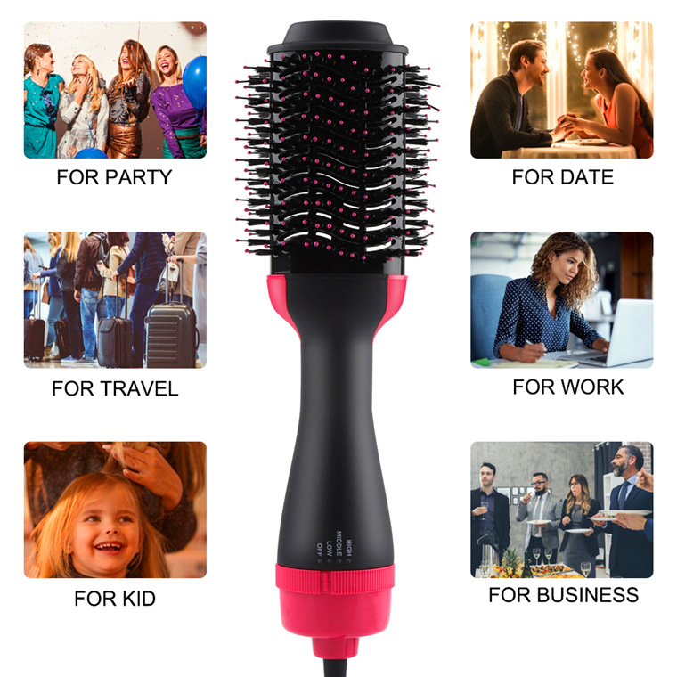 3 in 1 Hair Dryer. One-Step Hair Dryer & Volumizer Brush | Blow Dryer, Styler & Detangler