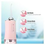 Portable Oral Irrigator Water Flosser – USB Rechargeable, Single Nozzle, Cordless & Wireless Jet for Teeth Whitening and Mouth Wash