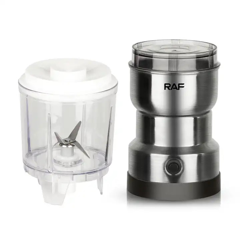 RAF 2 in 1 Stainless Steel Electric Washer Portable Automatic Juice Blender Coffee Grinder Spice Grinder