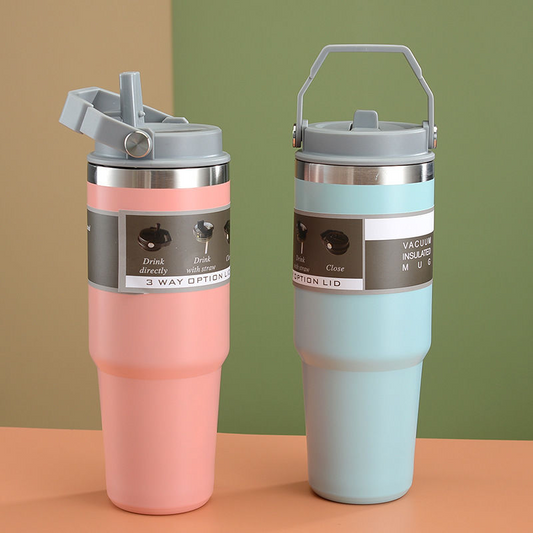 Thermal coffee cup/thermos /water bottle/Themal mug with handle